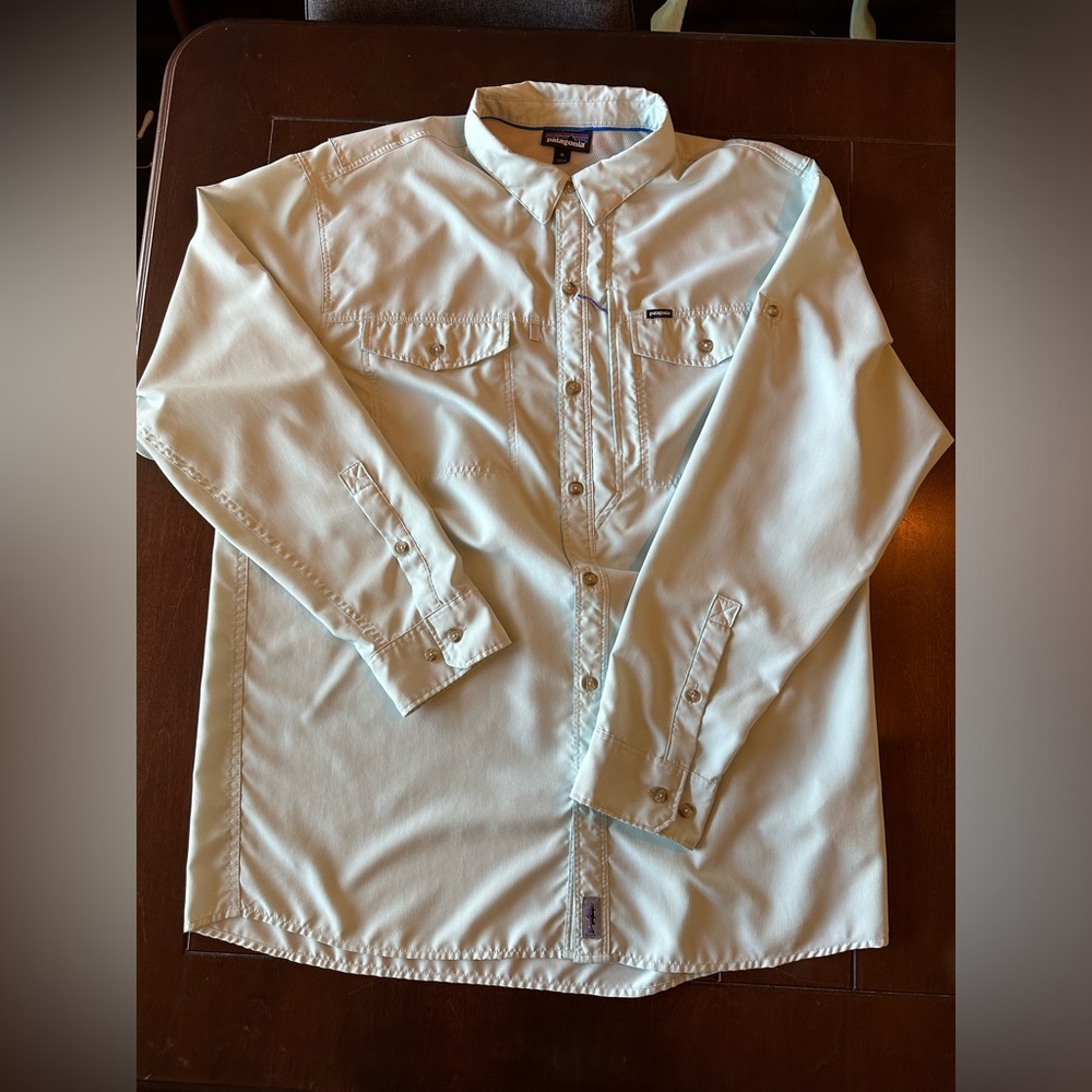 Patagonia Island Hopper Shirt - Pale Blue - XL